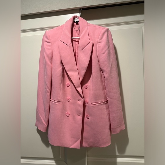 Gorgeous pink blazer from Express- never worn. Size Small. - Picture 1 of 3